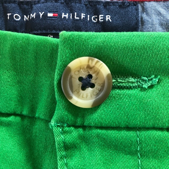 Tommy Hilfiger Kelly Green, Chino Pants, Straight Leg, Preppy Cotton, Women’s 8 - Picture 5 of 17